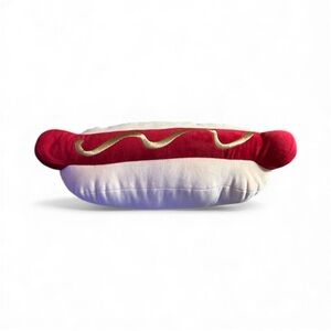 Hot Dog Shaped Plush Pillow